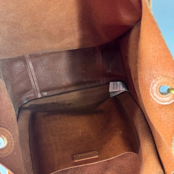Madewell Sydney All-Leather Tote in Cognac - Picture 9 of 12